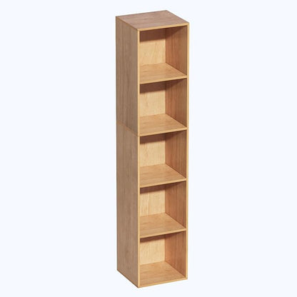 5 Cube Storage Organizer, 5 Tier Cube Low Bookcase Freestanding Storage Display - Image 4