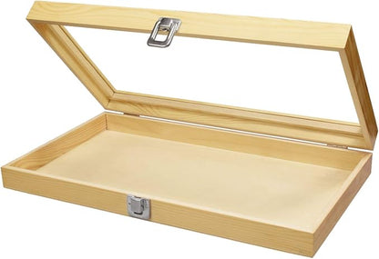 MOOCA Wooden Jewelry Display Case, Jewelry Organizer Case - Image 9
