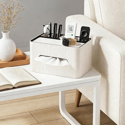 KINGFOM Leather Tissue Box Cover - Image 4