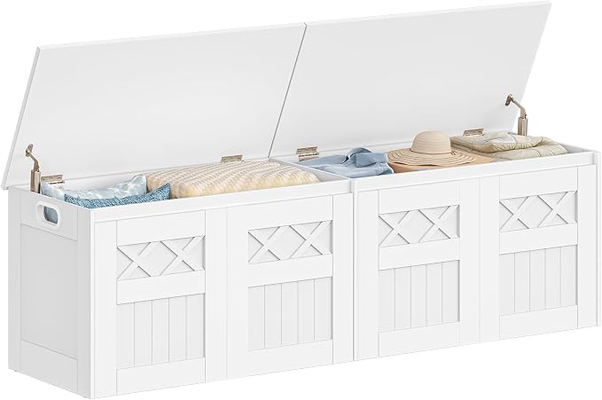 Hzuaneri 59" Storage Bench, Lift Top, 268L/70 Gal Large Storage Chest | | 330lb by Hzuaneri