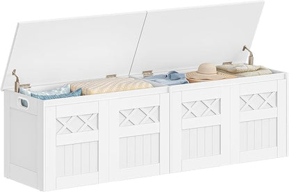 Hzuaneri 59" Storage Bench, Lift Top, 268L/70 Gal Large Storage Chest | | 330lb by Hzuaneri