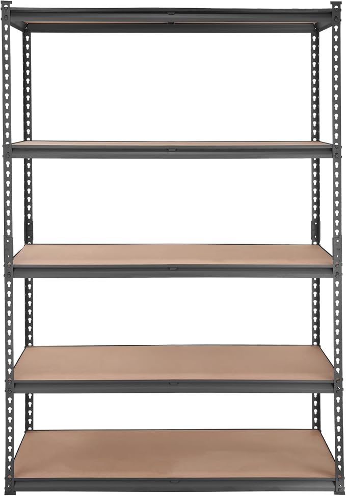 VEVOR Storage Shelving Unit, 5-Tier Adjustable, 2000 lbs Capacity, Heavy Duty - Image 9