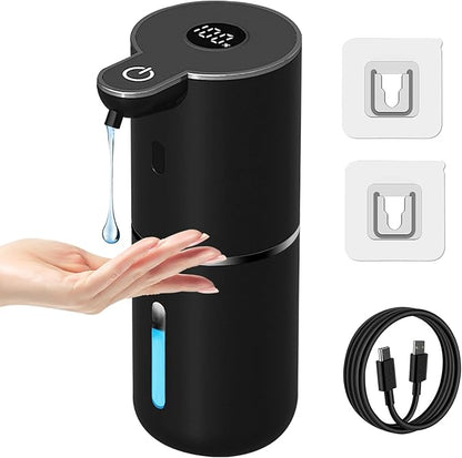 Automatic Liquid Soap Dispenser Touchless, USB Rechargeable Smart Hand Soap by OHIFAST