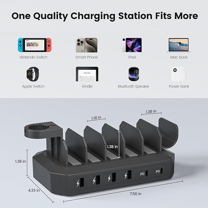 190W Fast Charging Station for Multiple Devices【Efficient & Safe Charging】 6 - Image 7
