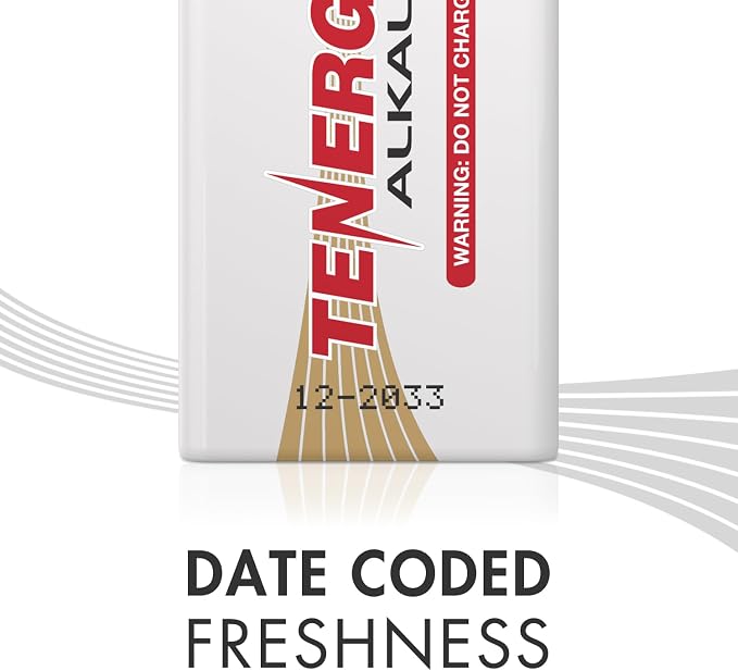 Tenergy Alkaline Batteries & Storage Case, 8xC Size, 8xD Size, 8 Pack 9V Size - Image 7