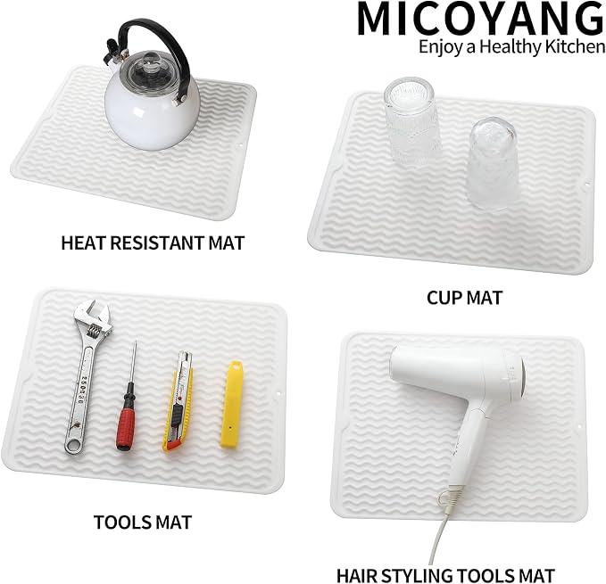 Silicone Dish Drying Mat for Multiple Usage, Easy clean, Eco-friendly, - Image 4