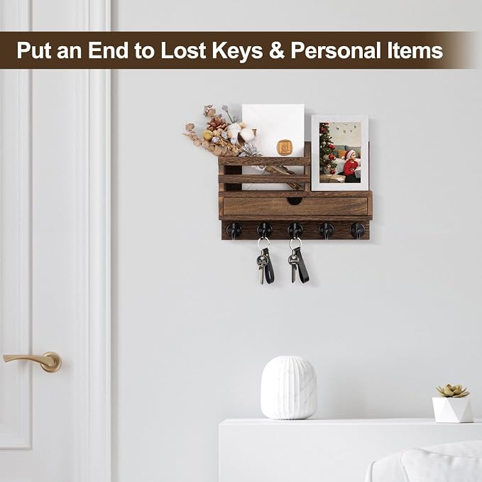 Key Holder Wall Mount, Mail Holder - Image 2