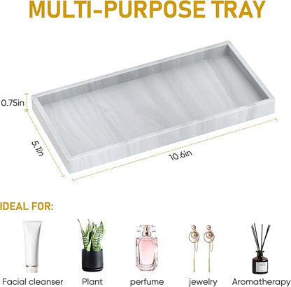 Silicone Bathroom Tray, Shatterproof Bathroom Vanity Tray, High-Grade Silicone - Image 5
