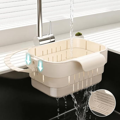 Foldable Hanging Kitchen Sink Drain Basket, 2027 New Faucet Hanging Strainer - Image 2
