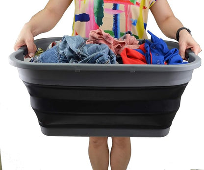 SAMMART 41L Collapsible Plastic Laundry Basket - Image 7
