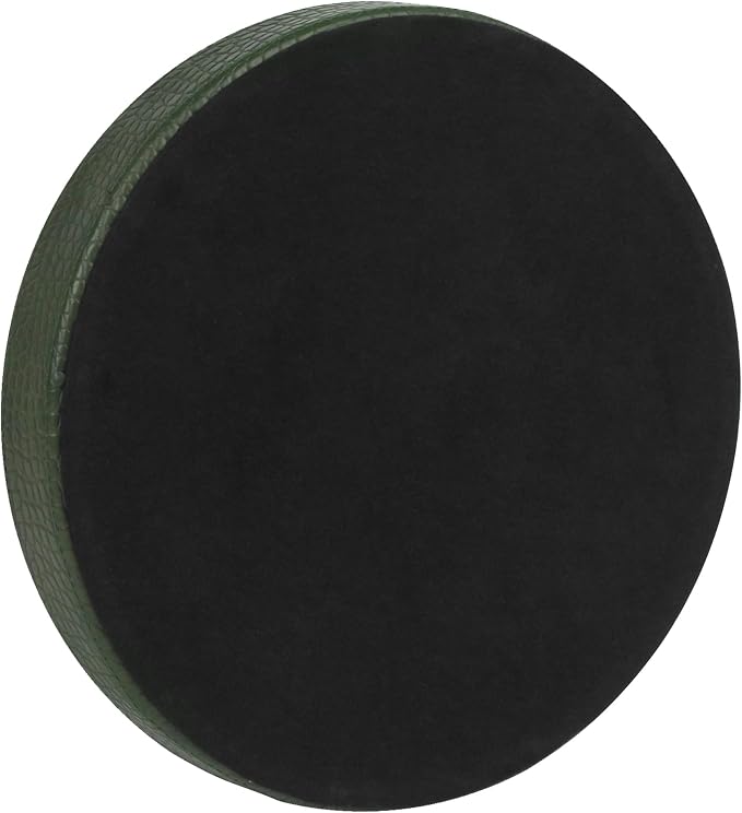 HofferRuffer Faux Leather Round Serving Tray, Vegan Croco Leather Decorative - Image 8