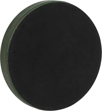HofferRuffer Faux Leather Round Serving Tray, Vegan Croco Leather Decorative - Image 8