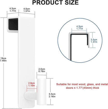 PMMASTO 2-Pack Over The Door Hooks - Image 3