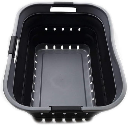 SAMMART 42L Collapsible Plastic Laundry Basket by SAMMART