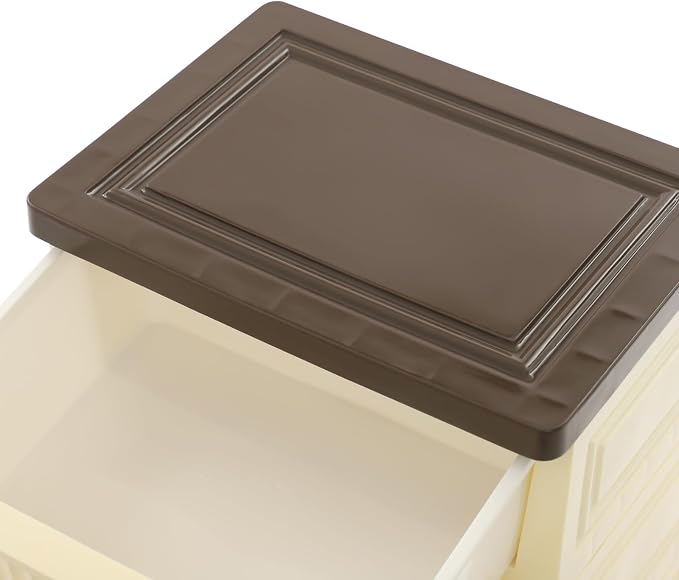 4 Drawers Storage Bins with Wheels, 4-Tier Storage Cabinet with Drawers - Image 8