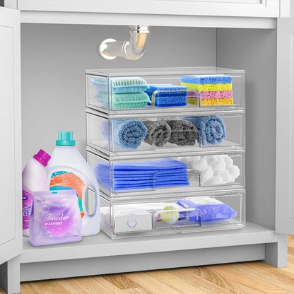 Sorbus Acrylic Storage Containers - Image 2