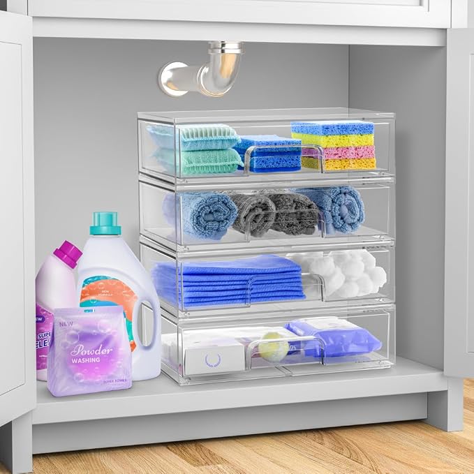 Sorbus Acrylic Storage Containers - Image 2