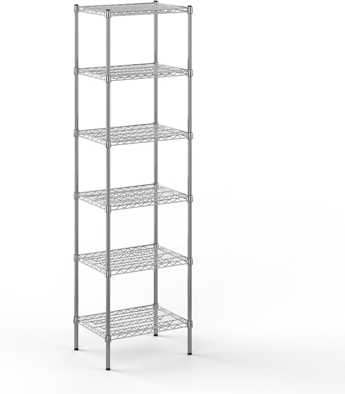 18" Deep x 24" Wide x 86" Height Wire Shelving Kit | 6-Tier | NSF Commercial by Regal+Altair