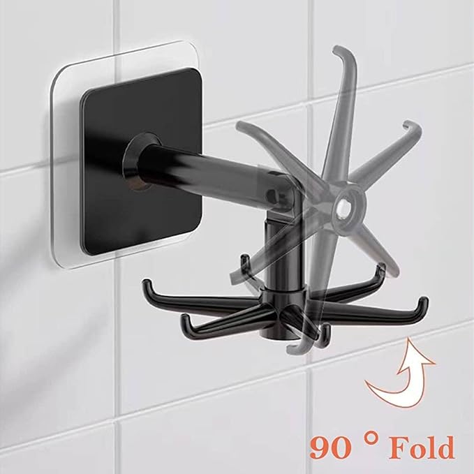 YeeBeny Water Bottle Brush Holder 360 Degrees Rotating Folding Hook - Image 3