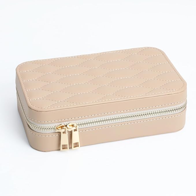 Leather Jewelry Box Women's Travel Jewelry Organizer - Image 2