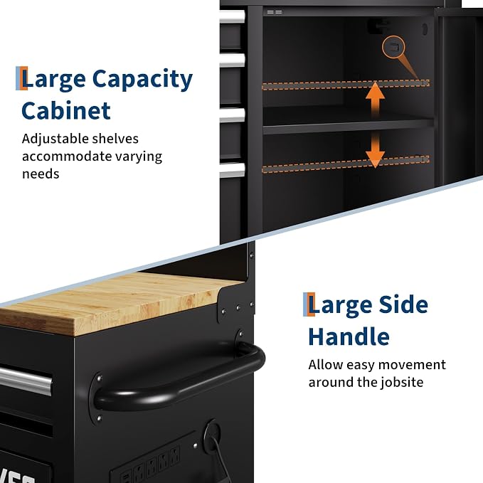 Garvee 60 in Rolling Tool Chest - Image 8