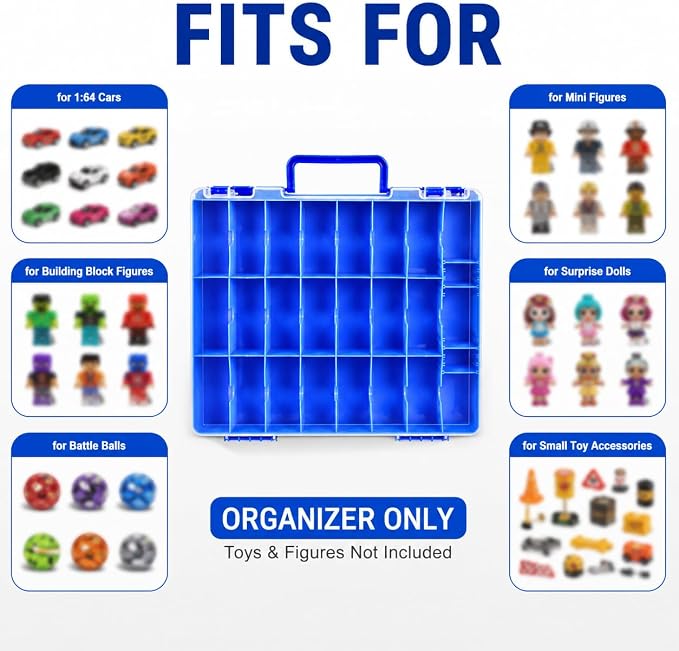 Toy Car Storage Organizer Case Compatible - Image 2