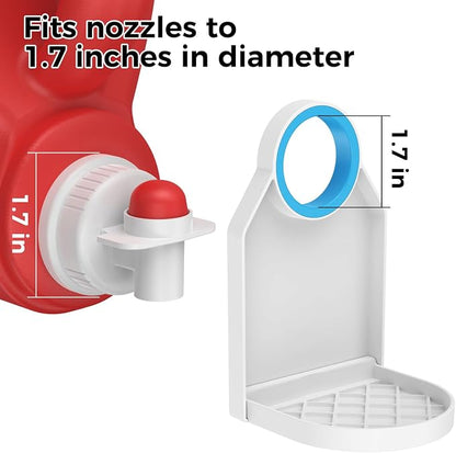 2 Pack Laundry Detergent Dispenser Cup Holder, Nozzle button upgrade，Easily No - Image 5