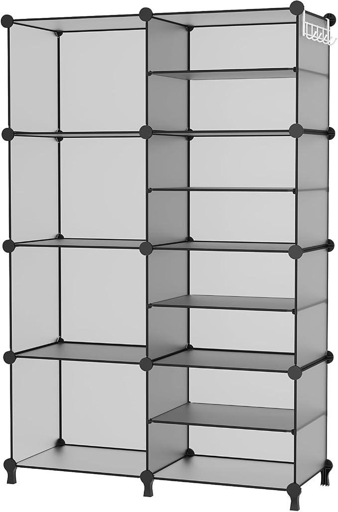 AWTATOS Closet Organizer 8 Cube Storage Shelves Clothes Organizers Stackable by AWTATOS