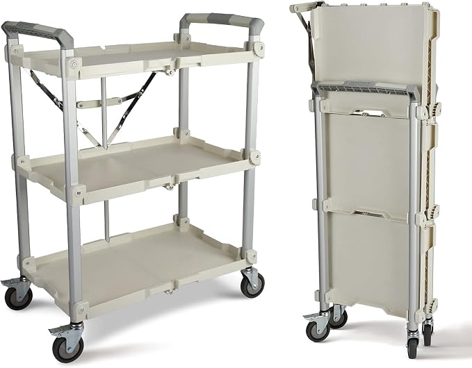 Olympia Tools 89-355 Pack N Roll Collapsible Service Cart, 300LB Capacity by OlympiaTools