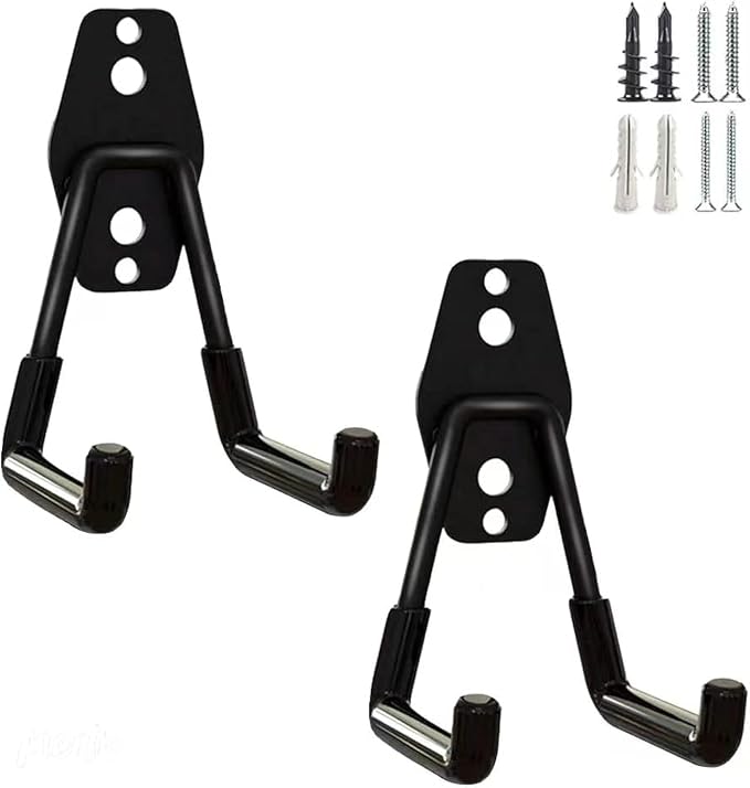 SMARTOLOGY Heavy-Duty Utility Hooks, Wall Hanger, Small 2 Pack, 3 inch Long 2.5 by SMARTOLOGY