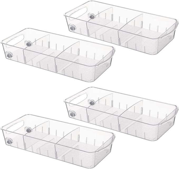 4 PCS Fridge Organizer Bins - Image 6
