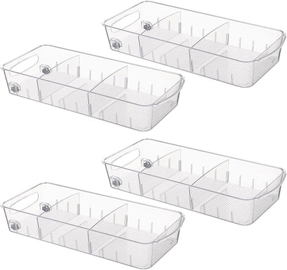4 PCS Fridge Organizer Bins - Image 6