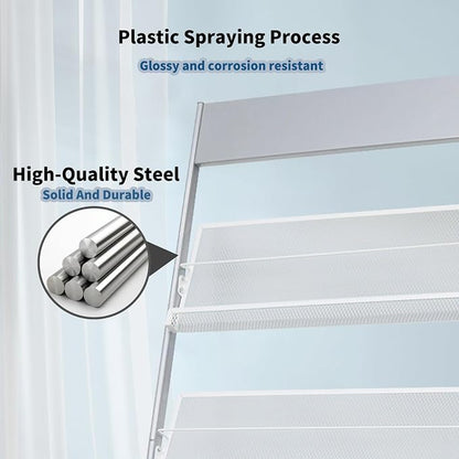 Floor Standing Magazine Rack, 4 Tier Document Display Rack, Suitable - Image 3