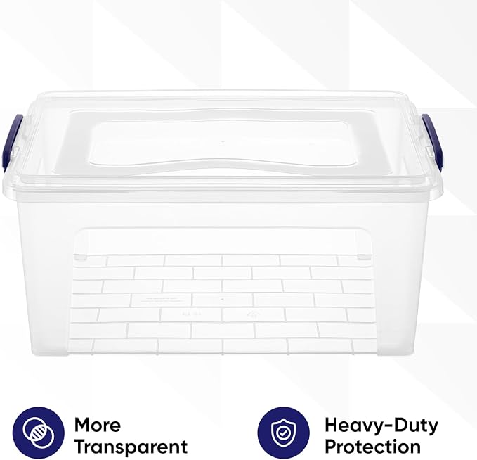 Superio Clear Storage Bins - Image 6