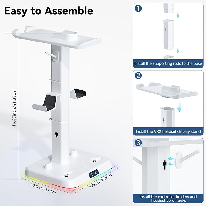 PSVR 2 Charging Station, Fast Charging Dock - Image 5