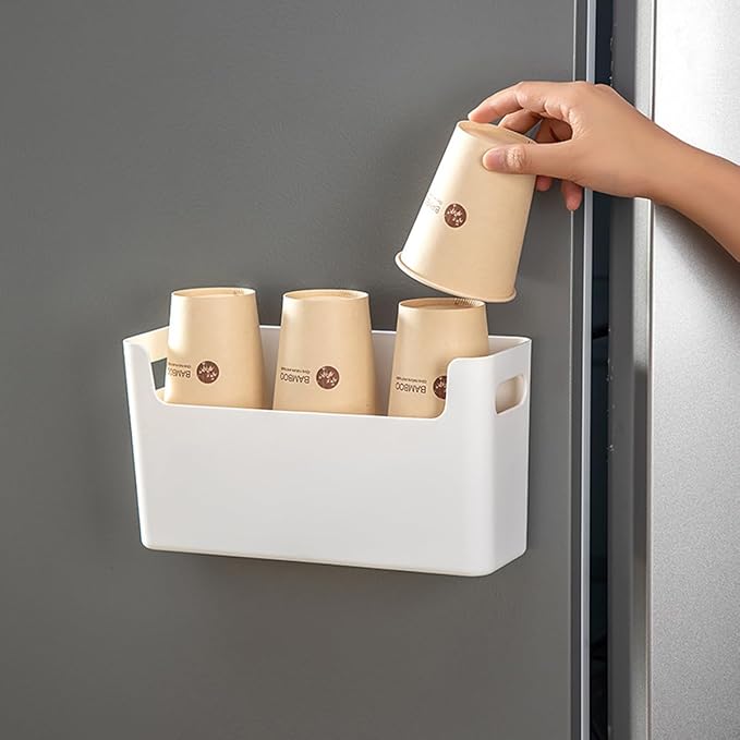2 Pack Cabinet Organizer Storage, Adhesive Over Cabinet Door Organizer - Image 8