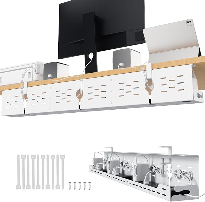 Univivi Under Desk Cable Management Tray by Univivi