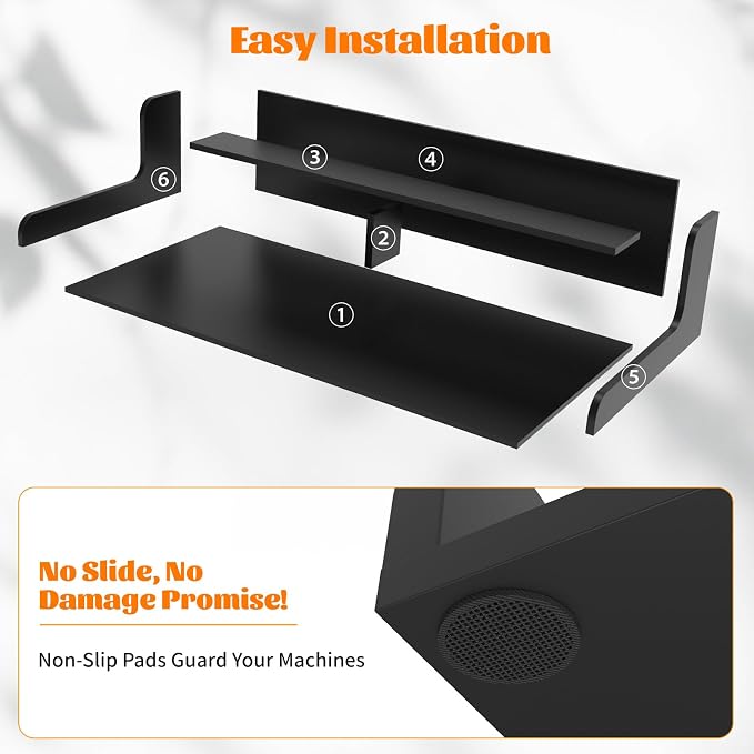 2-Tier Washer Dryer Countertop, Wood Laundry Countertop - Image 4