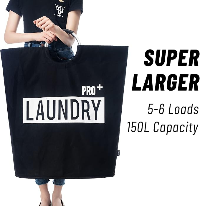Caroeas Super Large 150L Laundry Basket Pro, Waterproof Laundry Hamper - Image 4