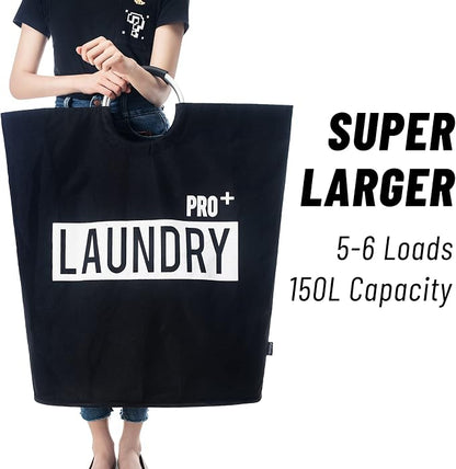 Caroeas Super Large 150L Laundry Basket Pro, Waterproof Laundry Hamper - Image 4