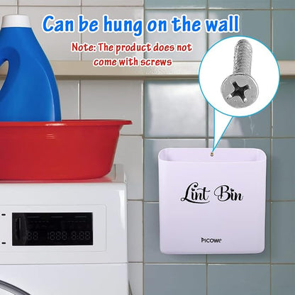 Picowe Magnetic Laundry Storage, Large Lint Holder Bin - Image 5