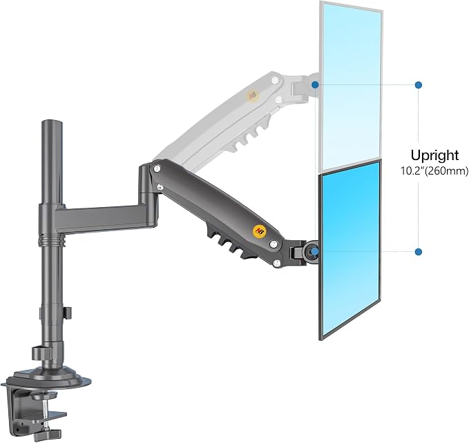 NB North Bayou Monitor Desk Mount Long Arm - Image 5