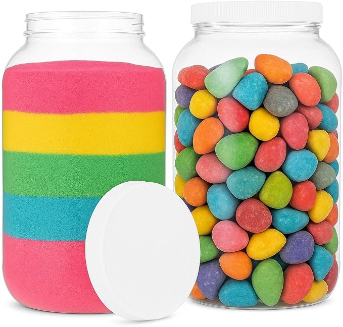 kitchentoolz 1 Gallon Large Plastic Mason Jar - Image 3
