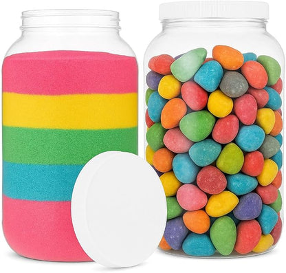 kitchentoolz 1 Gallon Large Plastic Mason Jar - Image 3