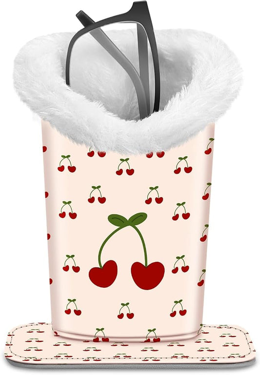 Fintie Plush Lined Eyeglasses Holder, Glasses Stand Case, Anti-scratch Glasses by Fintie