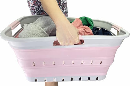 SAMMART 42L Collapsible Plastic Laundry Basket - Image 8