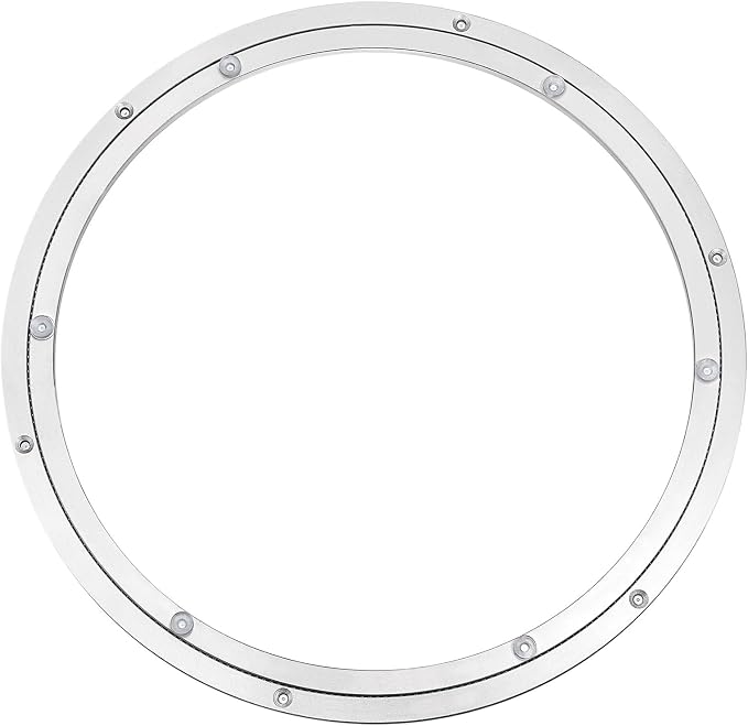 MECCANIXITY Aluminum Lazy Susan 24 Inch Turntable Ring Large Bearing Metal by MECCANIXITY