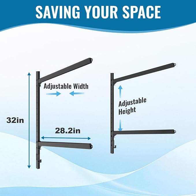 Kayak Storage Rack, Kayak Wall Mount Rack, Kayak Rack - Image 7