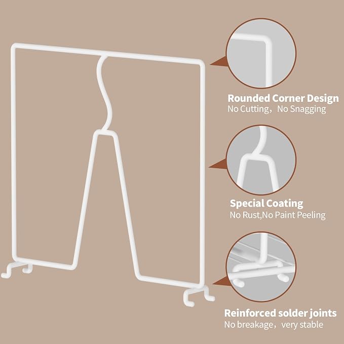 Wire Shelf Dividers for Closet: Tall 16 Pack 12-Inch Deep Adjustable Organizer - Image 7