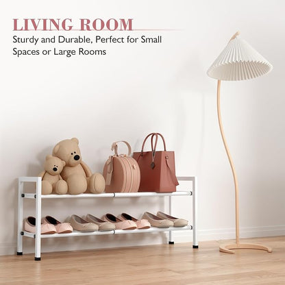 Bumusty 2-Tier Expandable Shoe Rack - Image 6